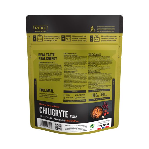 Real Field Meal | Chili Stew | Freeze-dried food | 163g