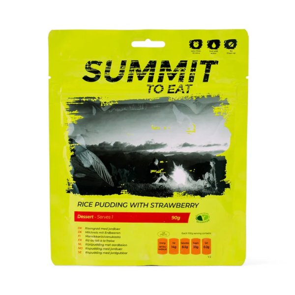 Summit To Eat Rice Pudding with Strawberry | Freeze-dried food | 90g