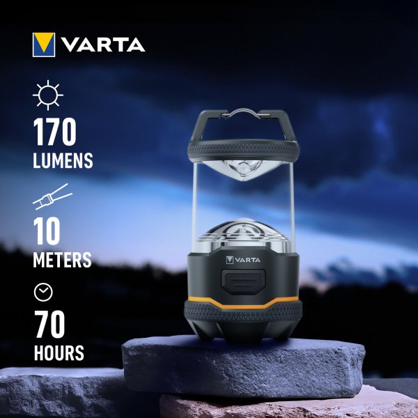 Varta Outdoor Sports Lantern L10 | Camping Lantern | 170 Lumens